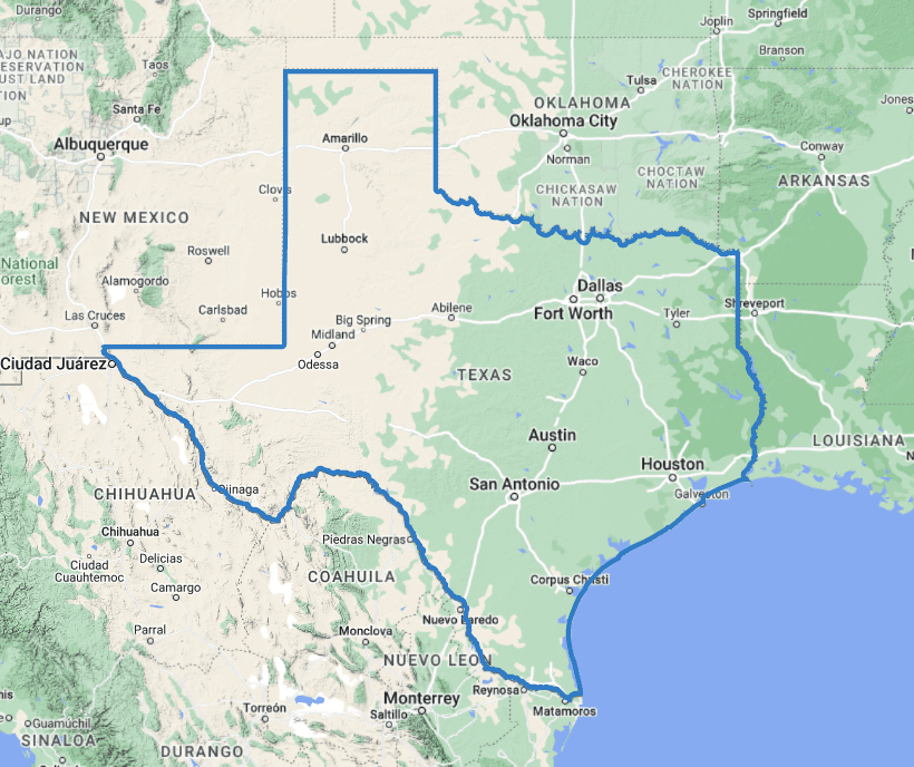 Texas Loop Route